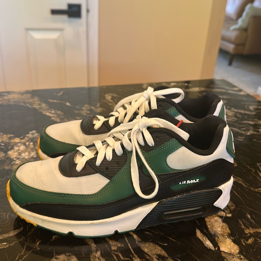 Nike Air Max 90 Pure Platinum Gorge Green Youth 7/ Women’s 9/Mens 7